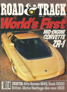 ROAD & TRACK 1990 JUNE - LUIGI COLANI, MGB, EMERSON